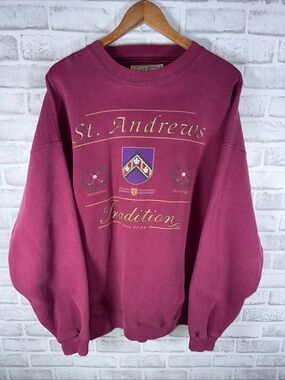 VTG GALT SAND St Andrew Sweatshirt Mens XL MADE IN USA